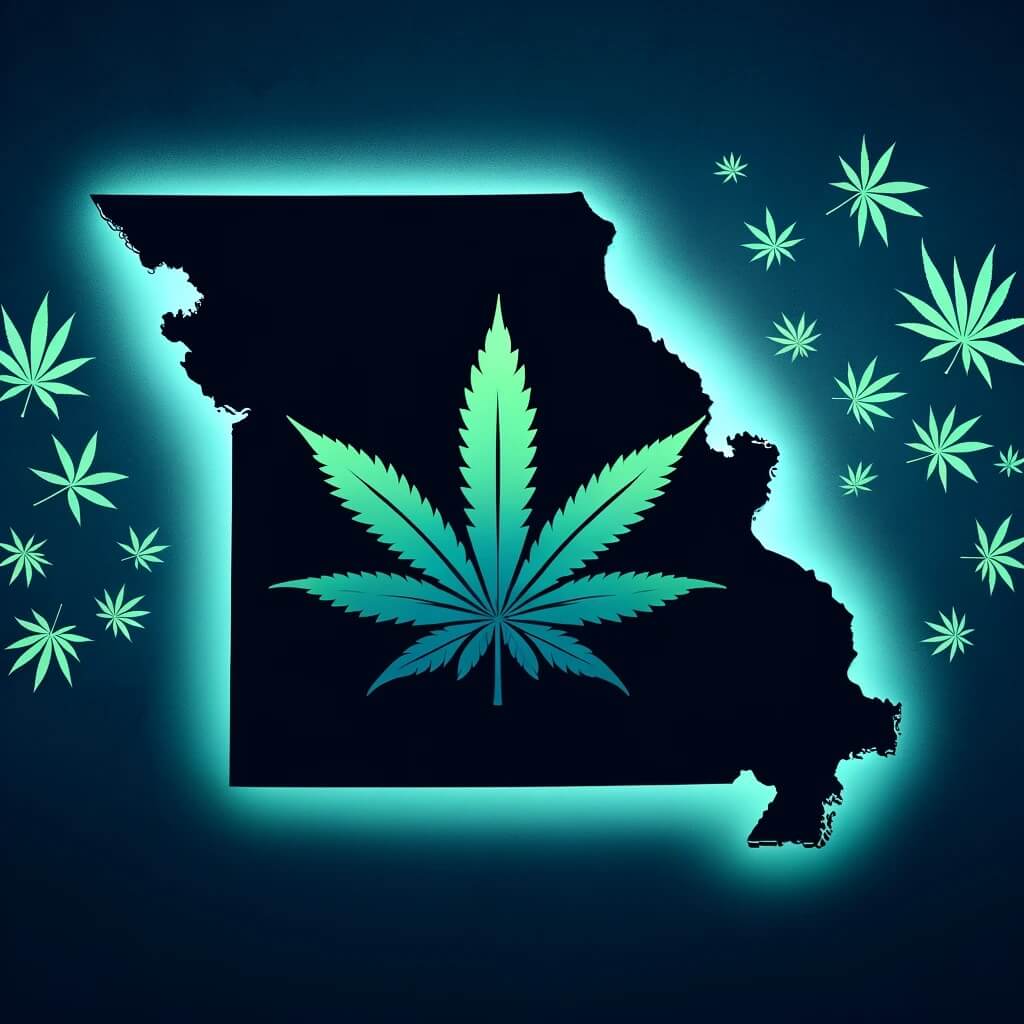 Missouri Cannabis Image with backlight